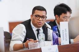 政院学子｜我院留学生博士RAHMAN MD ARIFUR参加2024年莫斯科防扩散大会